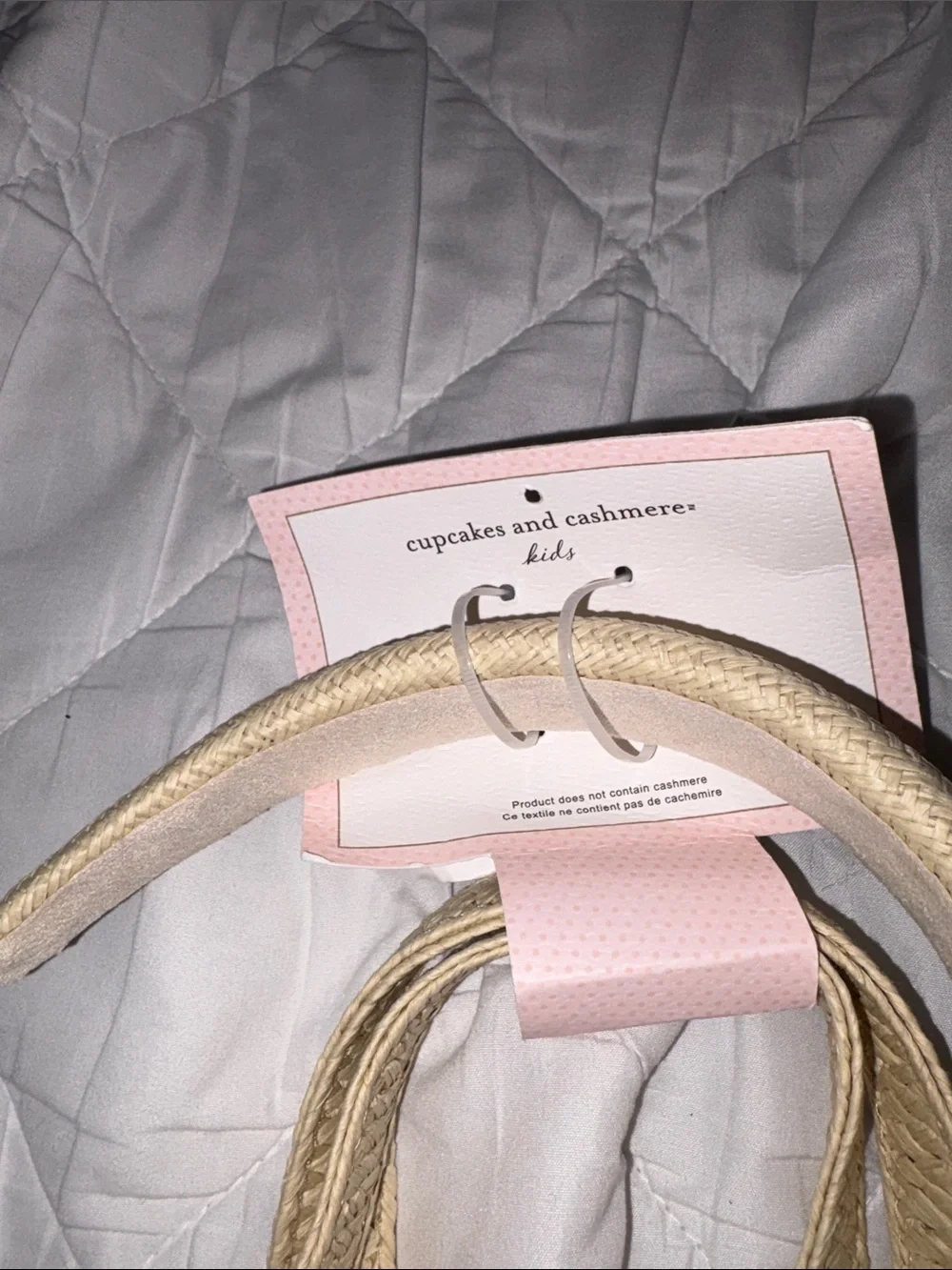 cupcakes & cashmere round straw